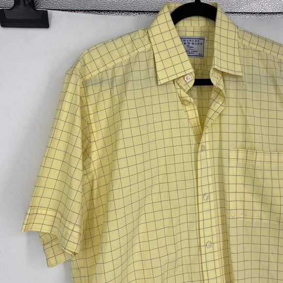 Charles Tyrwhitt | Size 15.5 Yellow Button Down - Picture 2 of 5